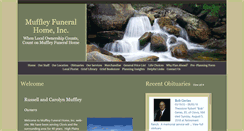 Desktop Screenshot of muffleyfuneralhome.com